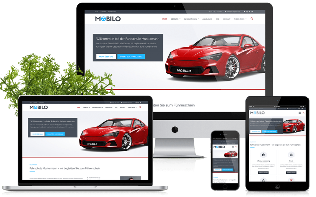 Mobilo - Theme für Fahrschulen
