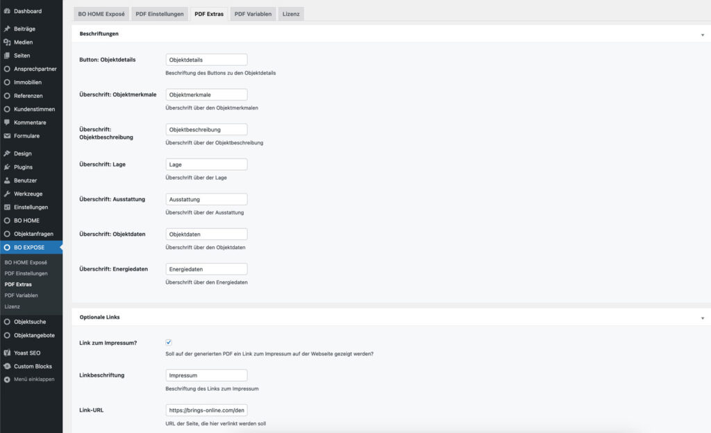 BO HOME EXPOSE - Plugin - Screen5