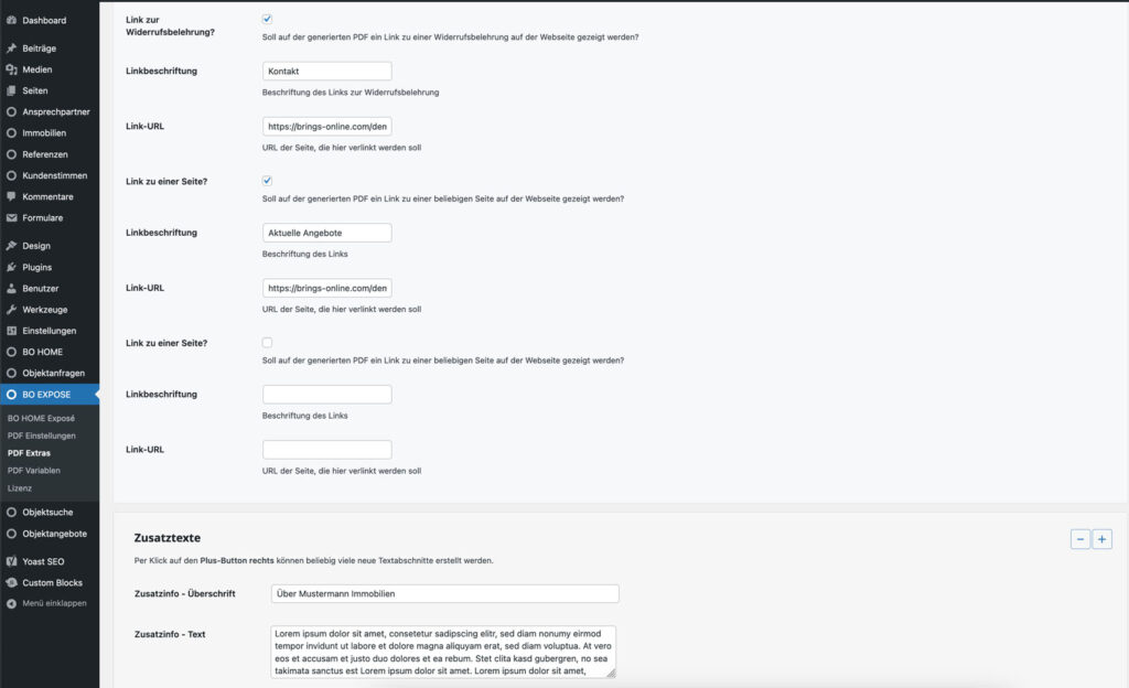 BO HOME EXPOSE - Plugin - Screen6