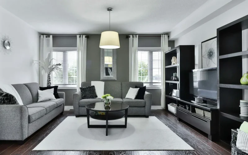 Testbild eines Wohnzimmers - BO Beladomo Immobilien-Theme für WordPress